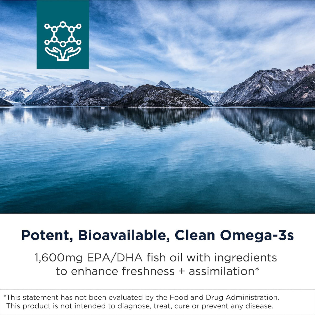 Designs for Health OmegAvail Hi-Po TG 1600mg EPA/DHA gélules arrière