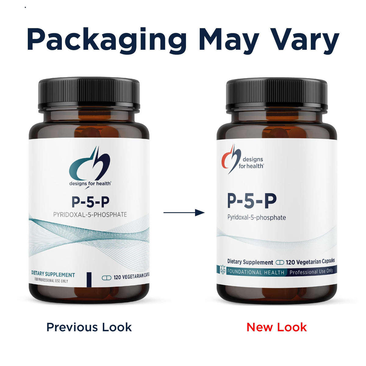 Designs for Health P-5-P 50mg complément alimentaire B6 capsules à l'intérieur