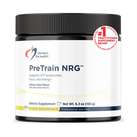 Designs for Health PreTrain NRG Poudre Pré-Workout 240g vue avant