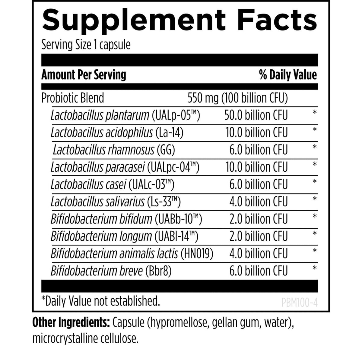 Designs for Health ProbioMed 100 capsules dans un emballage pratique