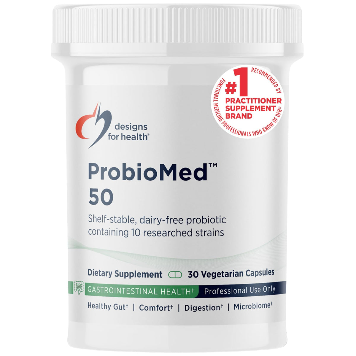 Designs for Health ProbioMed 50 capsules en emballage avant