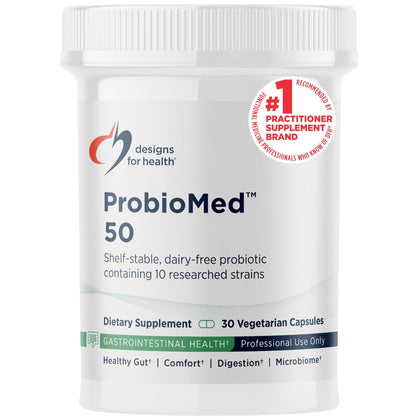 Designs for Health ProbioMed 50 capsules en emballage avant