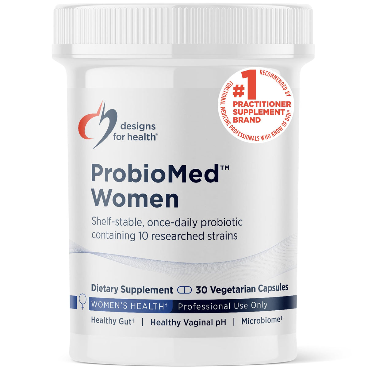 Designs for Health ProbioMed Femmes 30 capsules, vue de face
