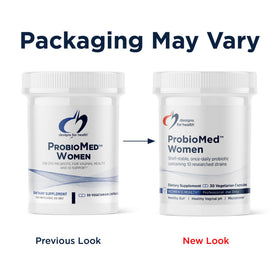 Designs for Health ProbioMed Femmes, capsules sur un fond neutre
