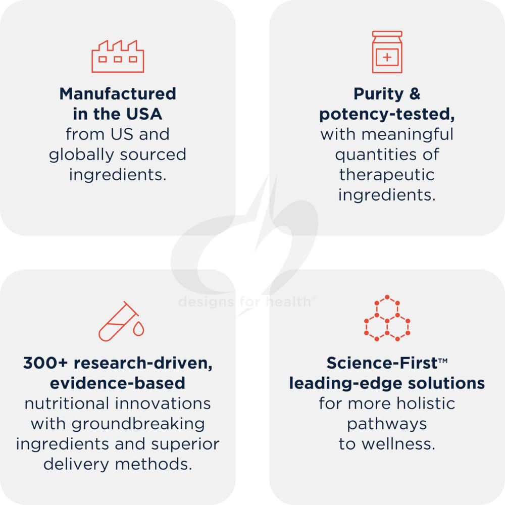 Designs for Health ProbioSpore packaging details