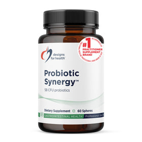 Designs for Health Probiotic Synergy Spheres 60 servings front view