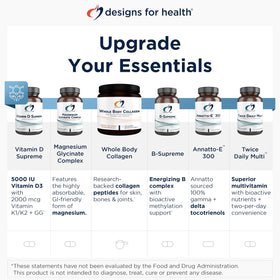 Designs for Health Quercetin-Ascorbate Poudre 132g utilisation quotidienne