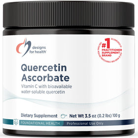 Designs for Health Quercetin-Ascorbate Poudre 132g vue avant