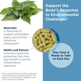 Designs for Health Quercetine + Ortie packaging