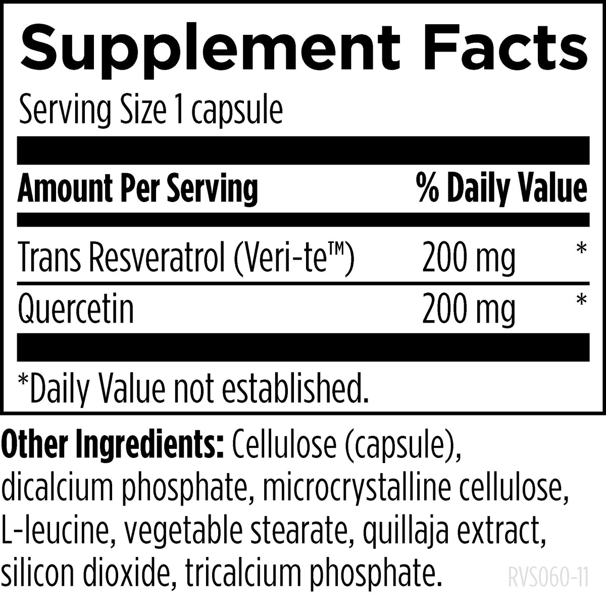 Designs for Health Resveratrol capsules on a wooden table