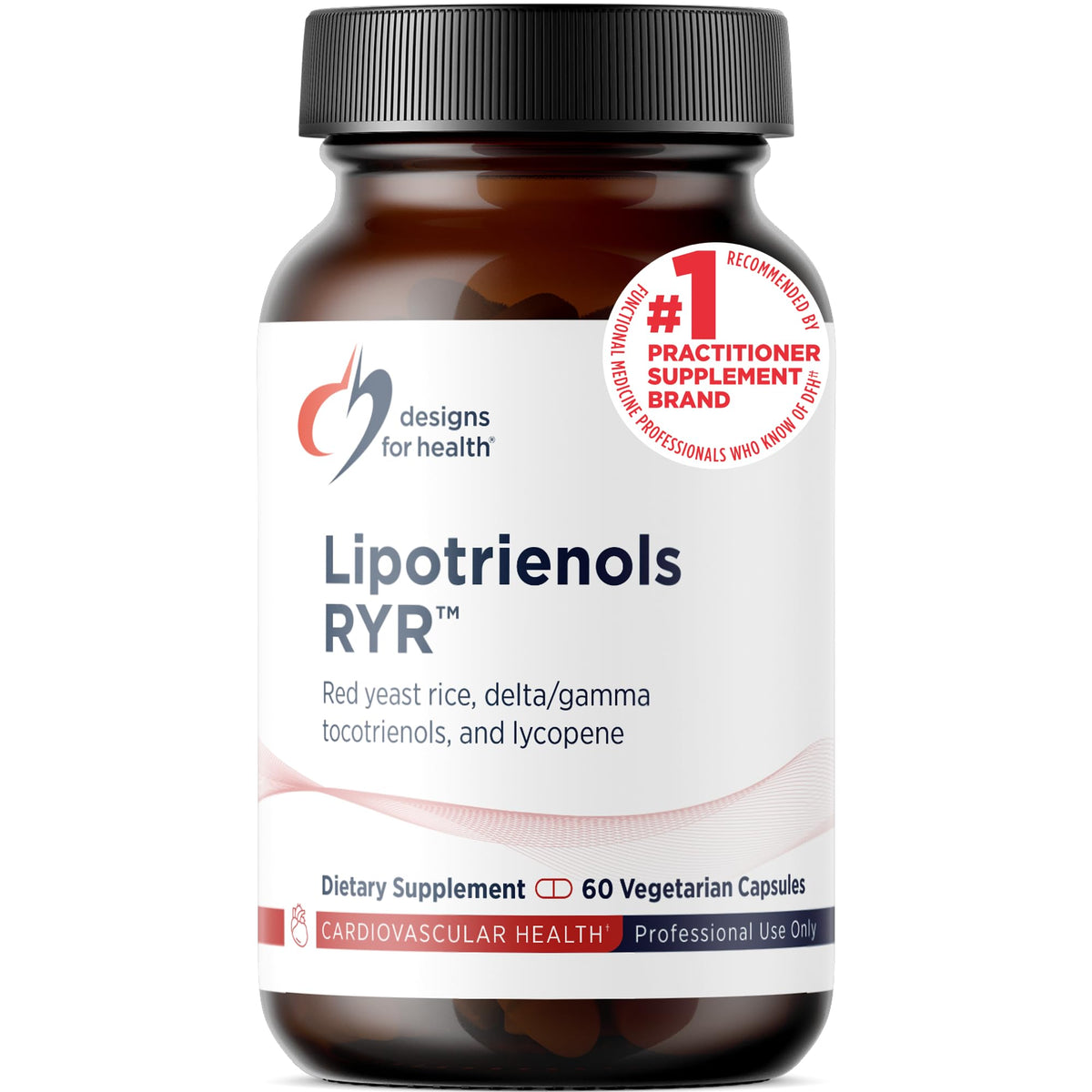 Designs for Health Riz de Levure Rouge 60 capsules vue de face