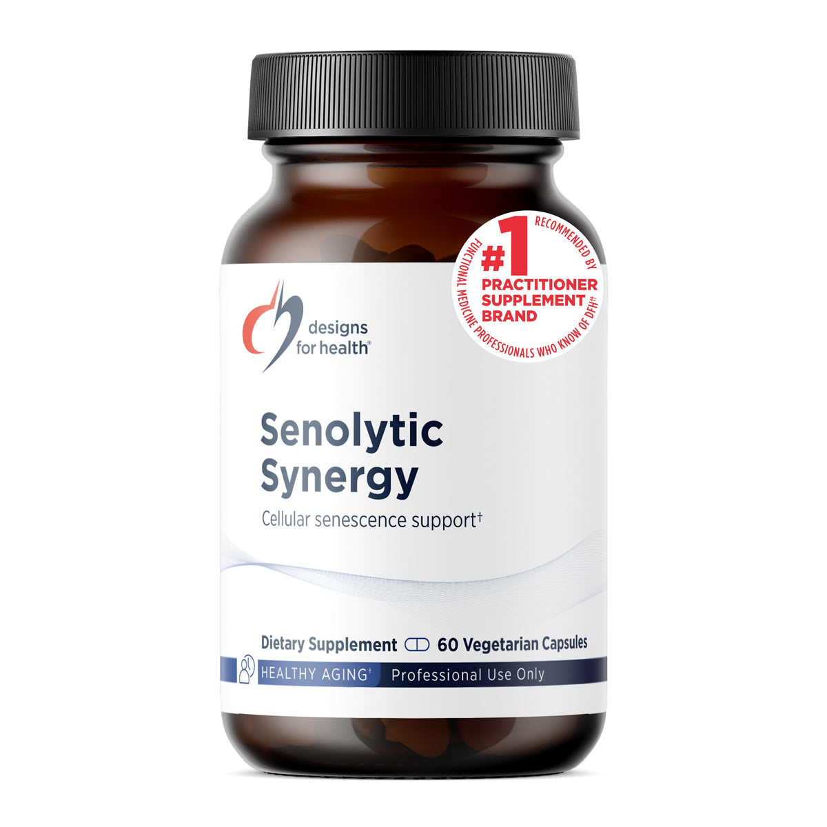 Designs for Health Senolytic Synergy 60 Capsules boîte avant