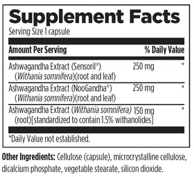 Designs for Health TriGandha 650mg boîte de côté