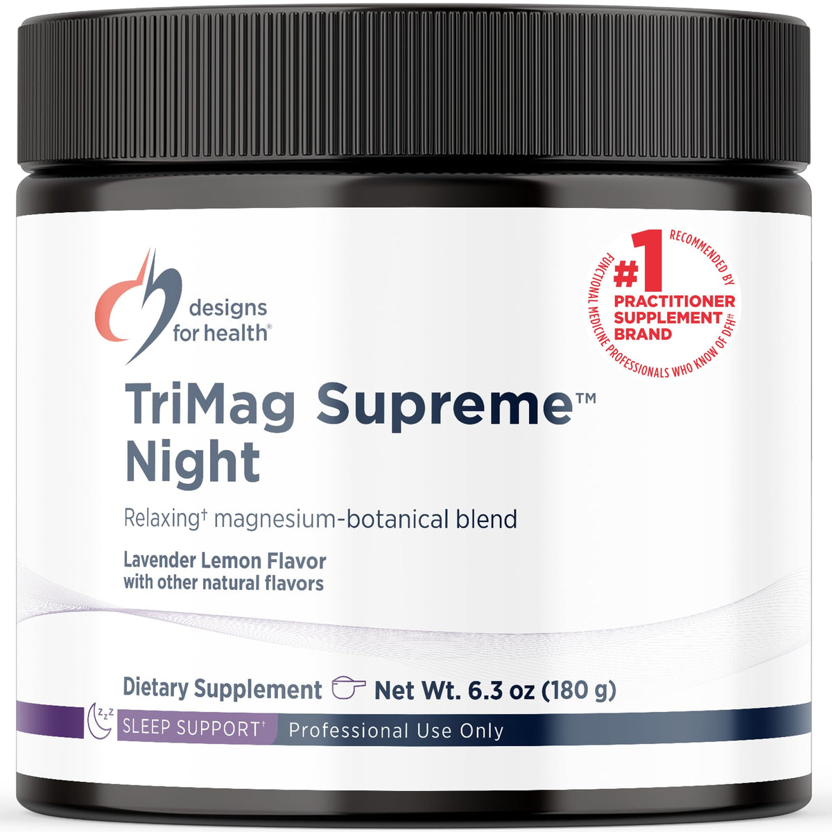Designs for Health TriMag Poudre 180g vue avant avec étiquette