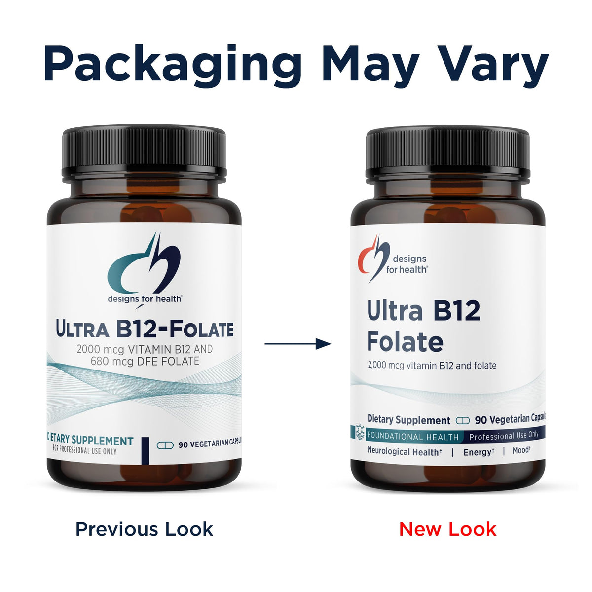Designs for Health Ultra B12-Folate nutritional information