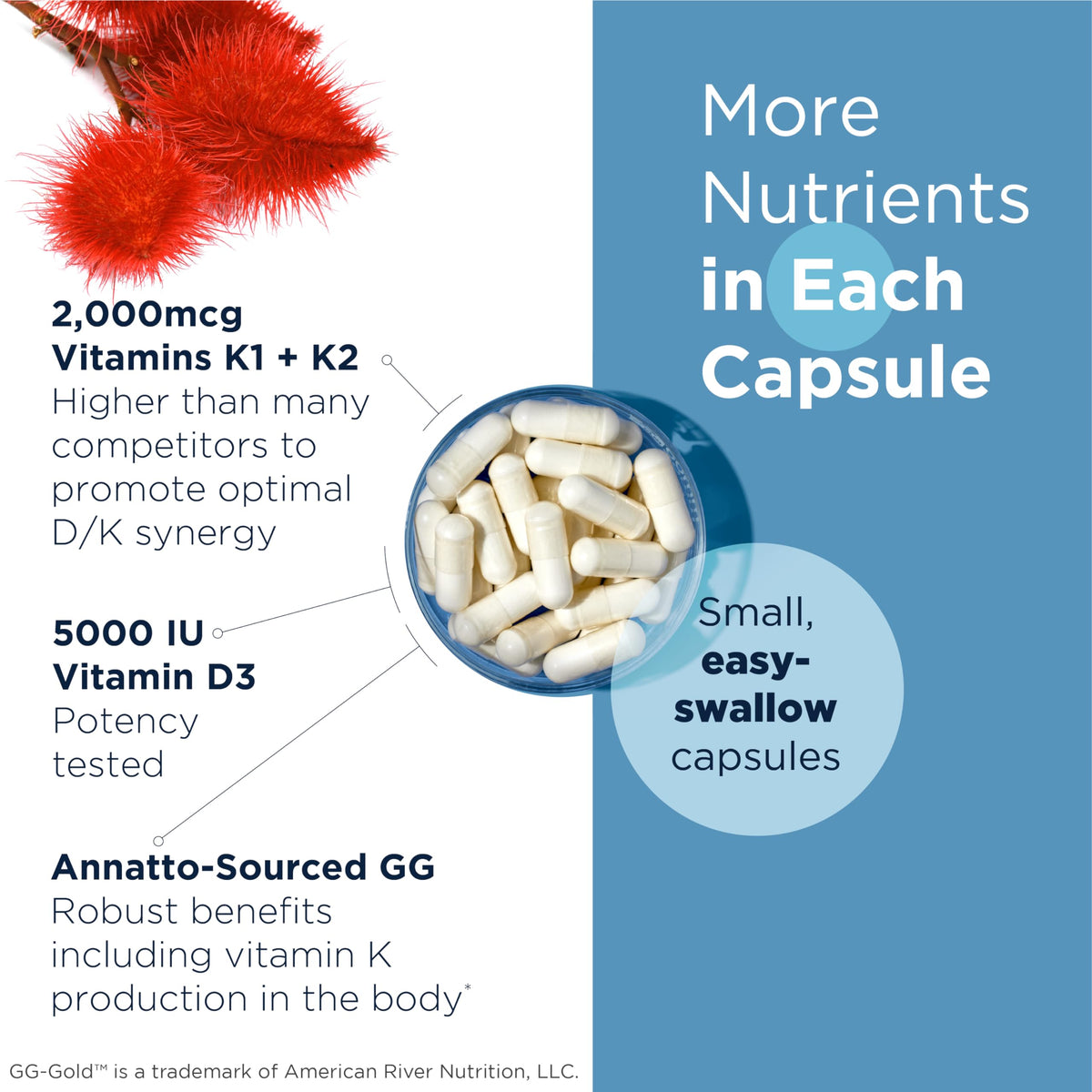 Designs for Health Vitamine D 5000 IU packaging