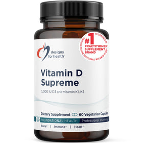 Designs for Health Vitamine D 60 capsules vue de face