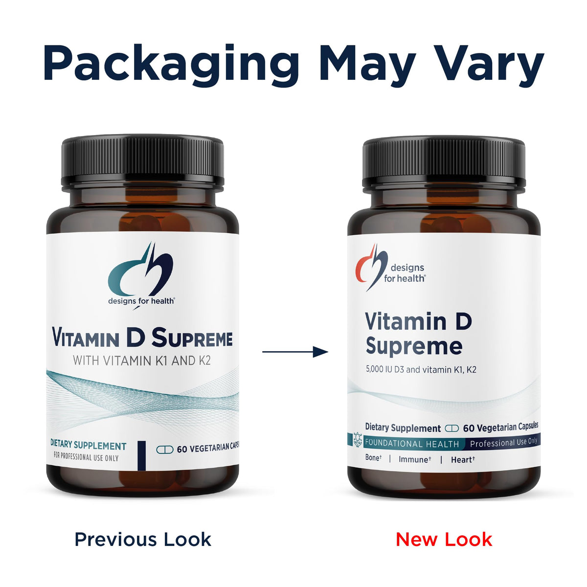 Designs for Health Vitamine D emballage