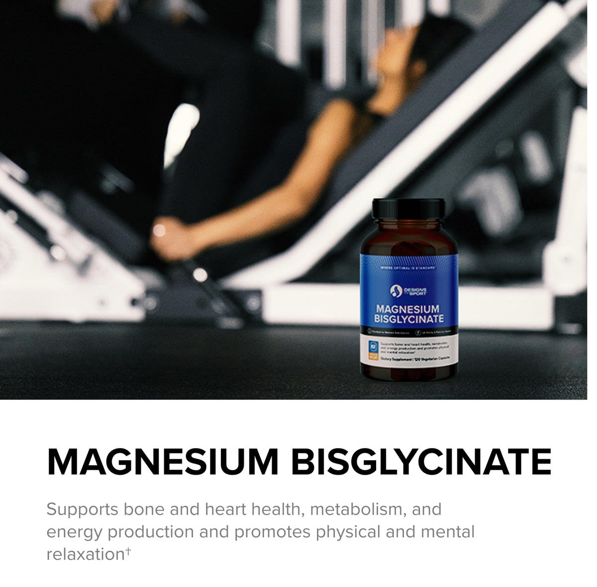 Designs for Sport Magnésium Glycinate 150 mg capsules ouvertes
