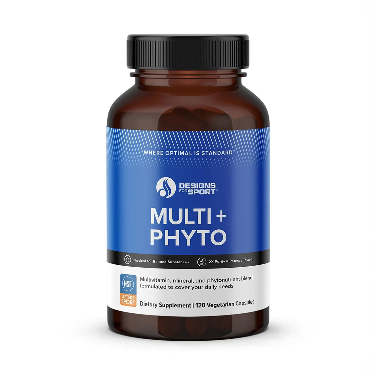 Designs for Sport Multi Plus Phyto 120 capsules vue avant