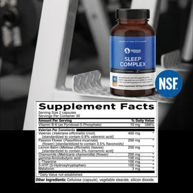 Designs for Sport Sleep Complex packaging side view