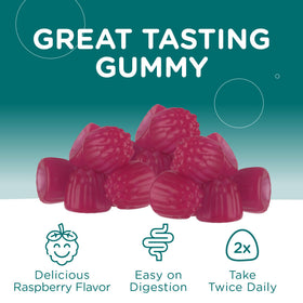 Détail d'un gummy magnésium Zahler
