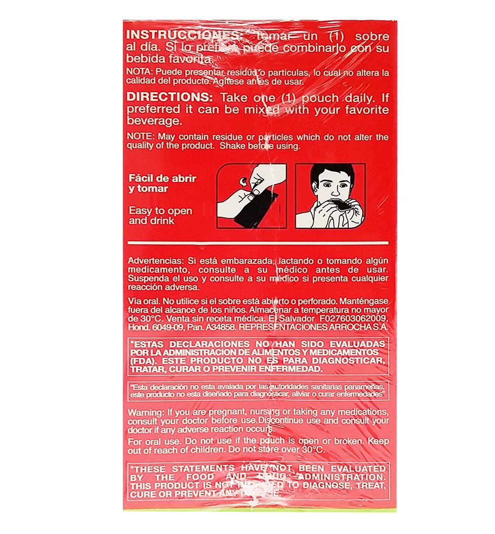 Détail d'un sachet prêt à boire VIJOSA