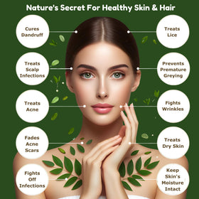 Détail de l'étiquette de l'huile de neem PLANT MAMA