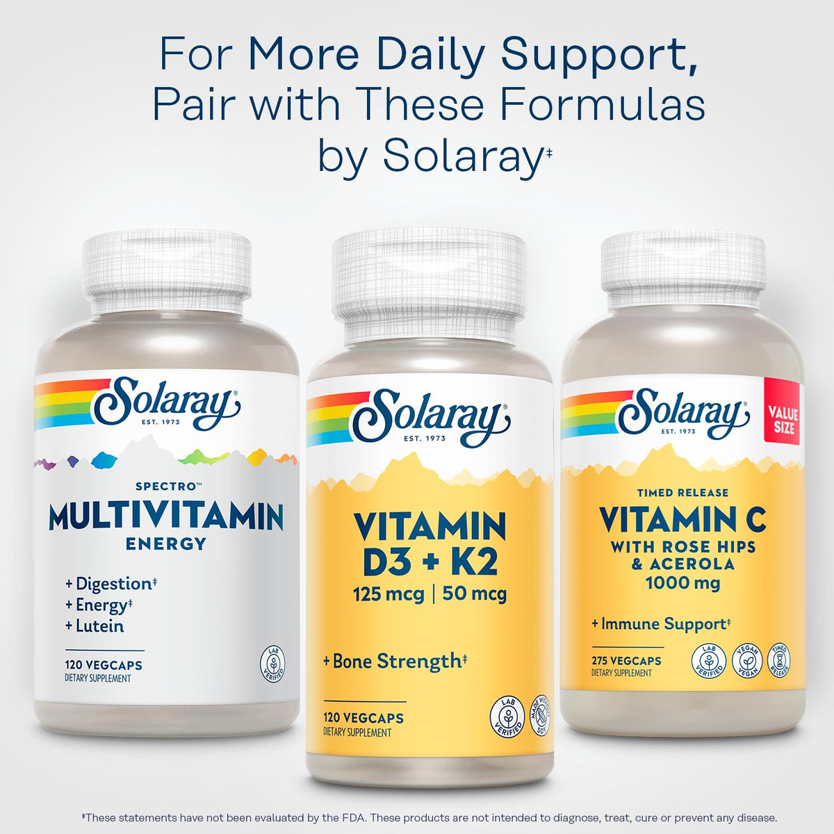 Détail de l'étiquette de SOLARAY Spectro Energy Multivitamin
