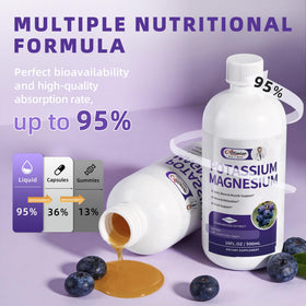 Détail de l'étiquette du complément alimentaire Potassium Magnésium d'Alliwise