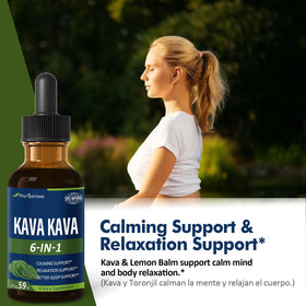 Détail de l'étiquette du flacon d'extrait de Kava Kava