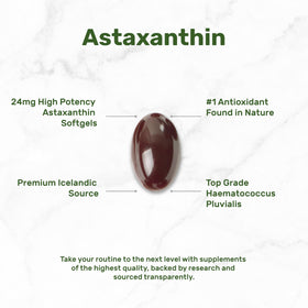 Détail de l'étiquette du flacon DEAL SUPPLEMENT Astaxanthin