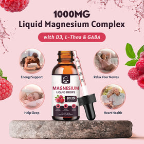 Détail de l'étiquette du GORNVB Magnésium Liquide 1000mg