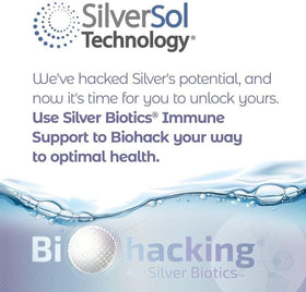Détail de l'étiquette du Silver Biotics 10 PPM