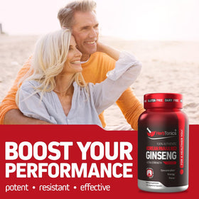 Détail de l'étiquette Herbtonics Ginseng Rouge Coréen 1500mg