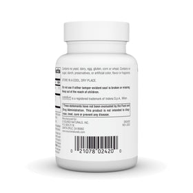 Détail de l'étiquette Source Naturals Curcuma avec Meriva
