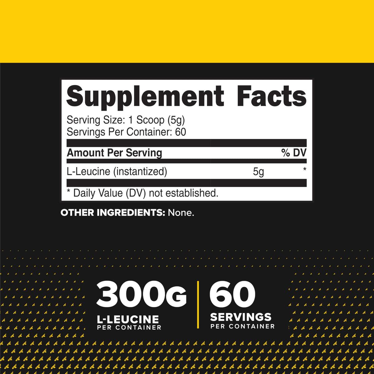 Détail de la boîte de Primaforce Poudre de L-Leucine
