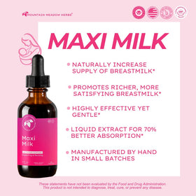 Détail de la bouteille Maxi-Milk 60 ml avec goutte