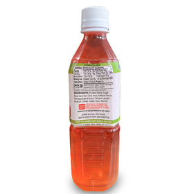 Détail de la canette de boisson Aloe Vera Pamplemousse de 500 ml