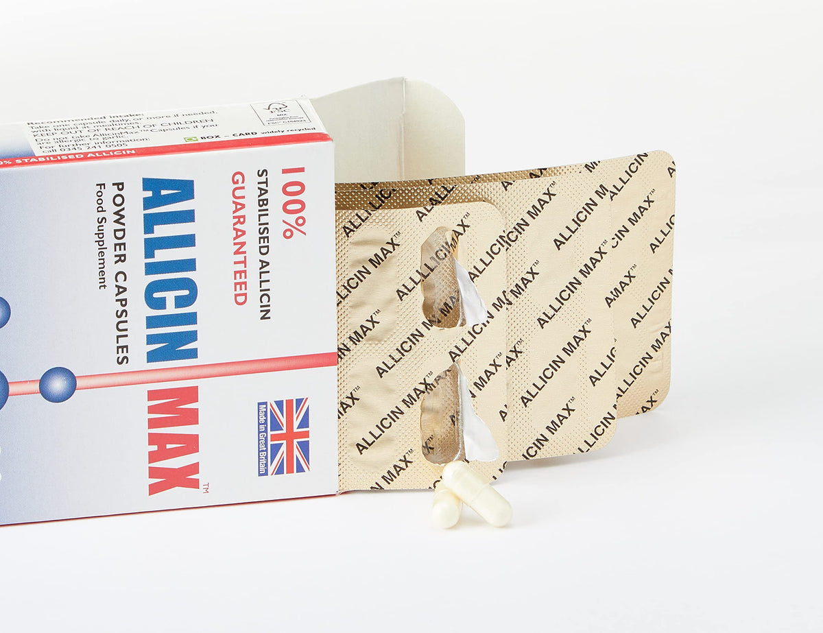 Détail de la capsule d'Allicin Max 30 mg