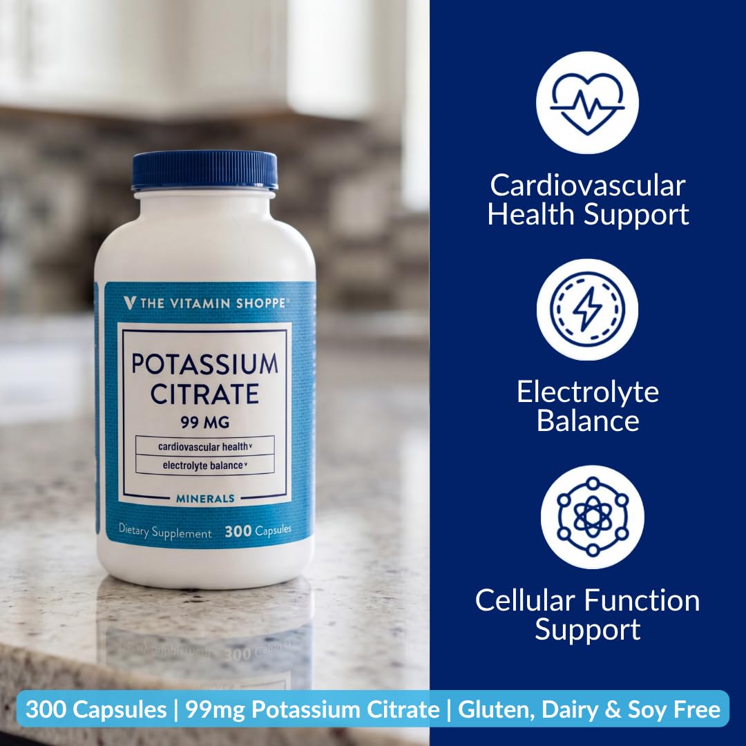 Détail de la capsule de citrate de potassium 99 mg