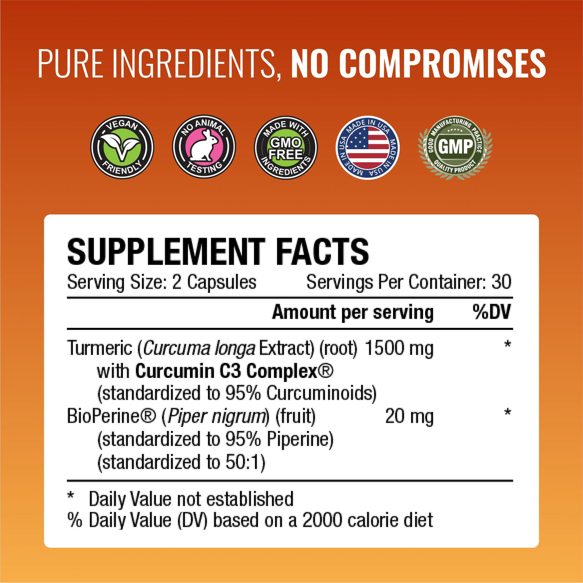 Détail de la capsule de Curcuma MD d'Approved Science