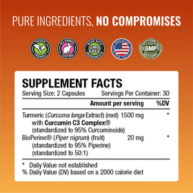 Détail de la capsule de Curcuma MD d'Approved Science