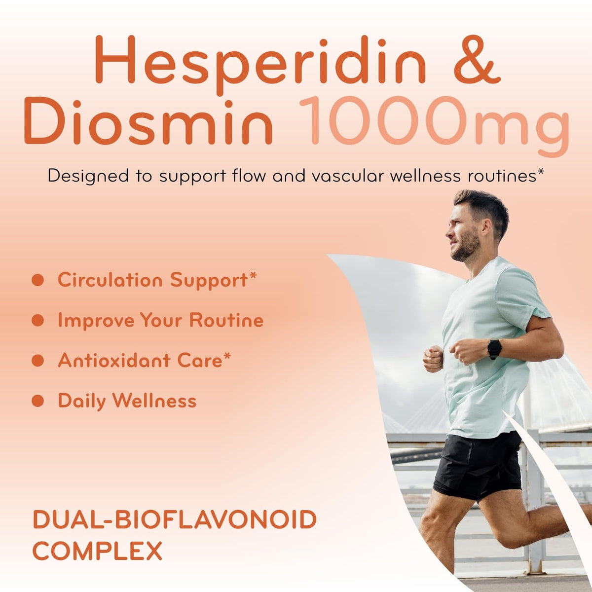 Détail de la capsule de Diosmine Hespéridine 1000mg