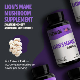 Détail de la capsule de Lions Mane FreshCap