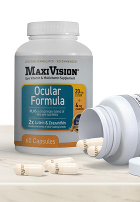 Détail de la capsule de MaxiVision Ocular Formula