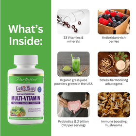 Détail de la capsule de multivitamine Paradise Herbs