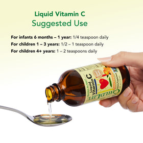 Détail de la composition de la vitamine C liquide CHILDLIFE ESSENTIALS