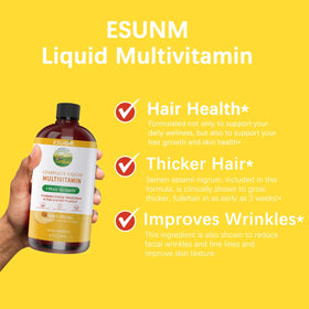 Détail de la cuillère doseuse pour les multivitamines liquides ESUNM