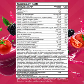 Détail de la formule liquide de Passion 4 Life Multivitamines